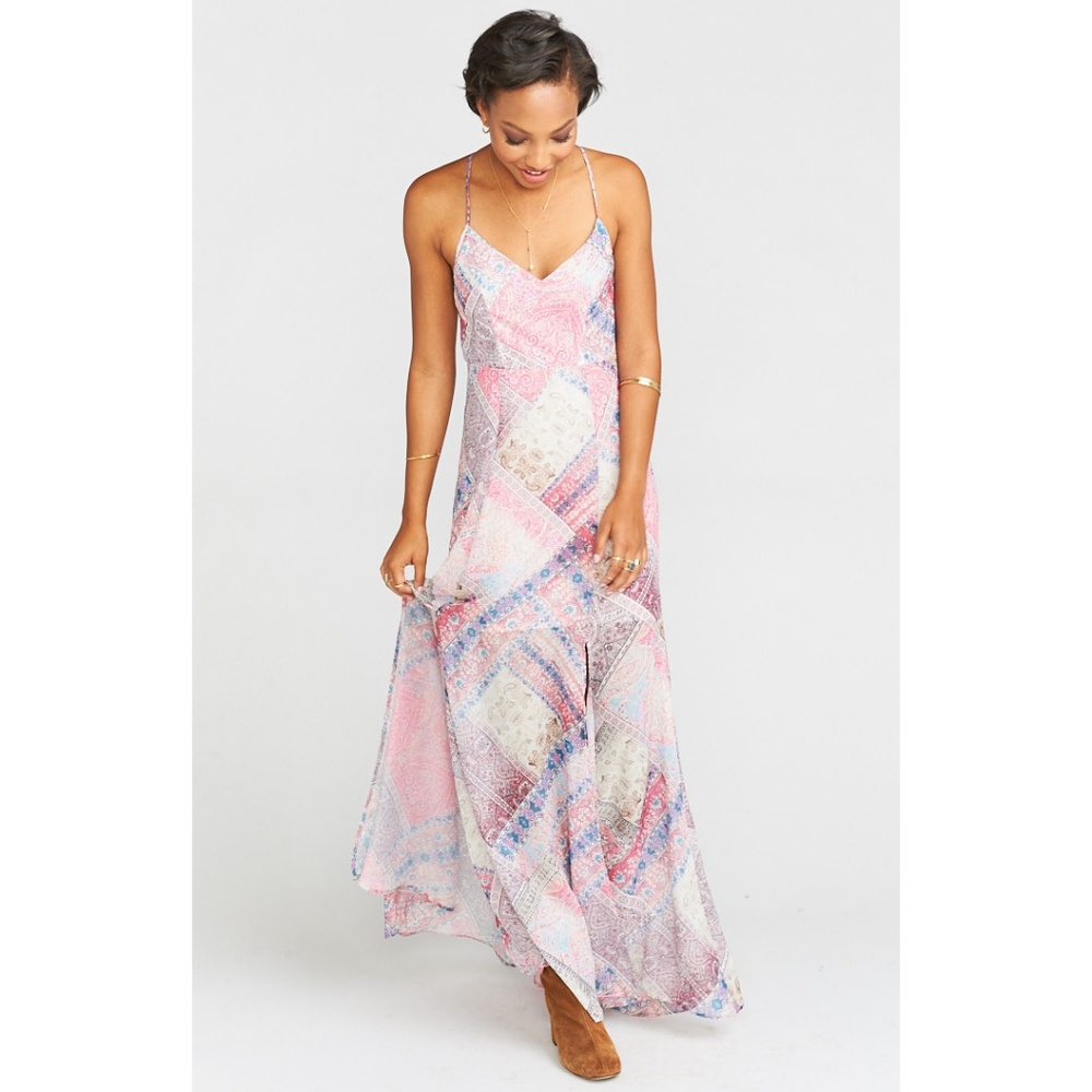 NWT Show Me Your Mumu Nicole Backless Maxi Dress Size XS & Medium MSRP $189